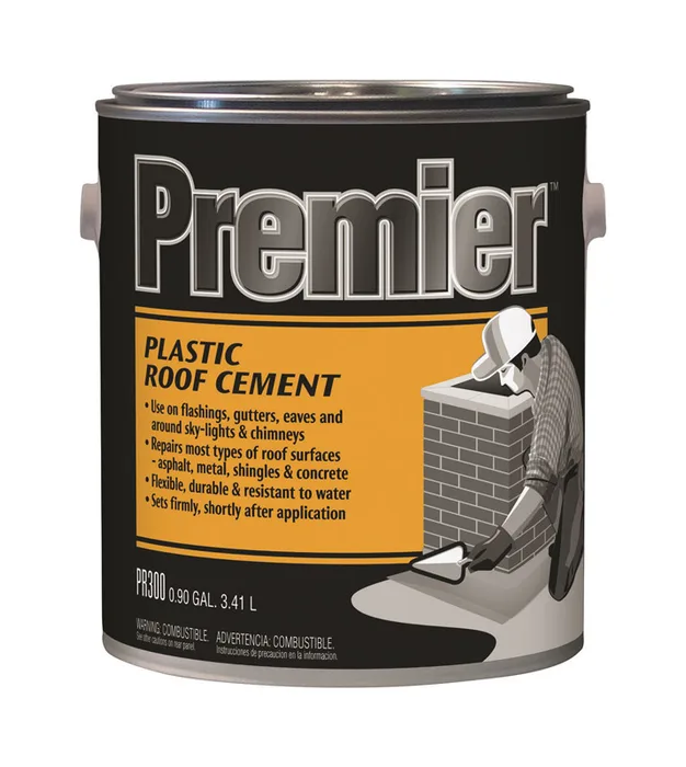 Premier Black Asphalt Roof Cement 0.9 gal (Pack of 4)
