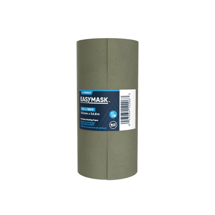 Trimaco Masking Paper 3 mil X 6 in. W X 180 ft. L Paper Green 1 pk (Pack of 12)