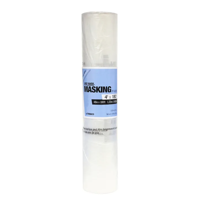 Easy Mask Masking Film 0.4 mil X 48 in. W X 180 ft. L Plastic/Vinyl Clear 1 pk (Pack of 12)