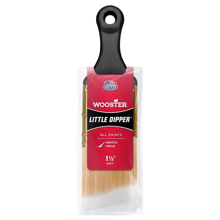 Wooster Little Dipper 1-1/2 in. Soft Angle Paint Brush (Pack of 25)
