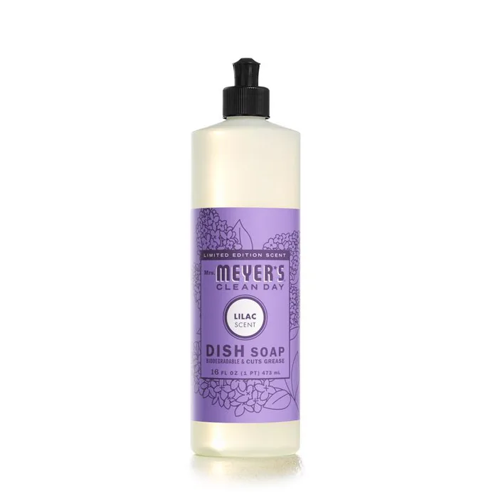 Mrs. Meyer's Clean Day Lilac Scent Liquid Dish Soap 16 oz 1 pk (Pack of 6)