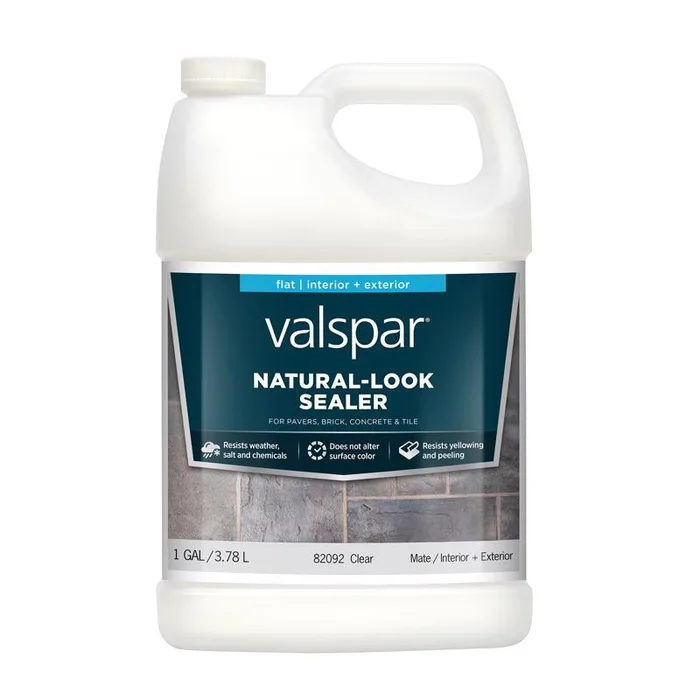 Valspar Natural Look Protective Sealer Flat Clear Silicone Natural Sealer 1 gal (Pack of 4)