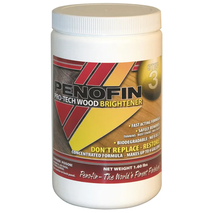 Penofin Pro-Tech Brightner Wood Cleaner 1 qt (Pack of 6)