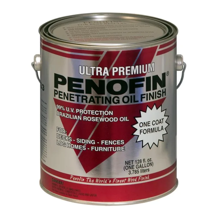 Penofin Ultra Premium Transparent Matte Western Red Cedar Oil-Based Penetrating Wood Stain 1 gal (Pack of 4)