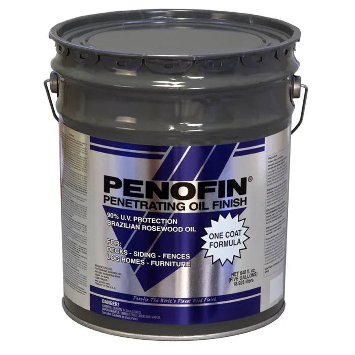 Penofin Transparent Matte Western Red Cedar Oil-Based Penetrating Wood Stain 5 gal