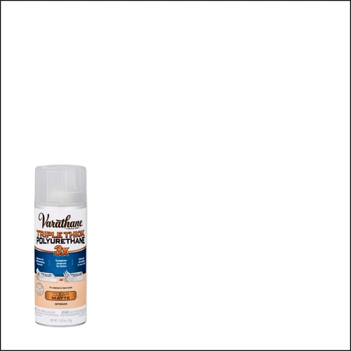 Varathane Transparent Matte Clear Water-Based Oil Modified Urethane Triple Thick Polyurethane 11.25 (Pack of 6)