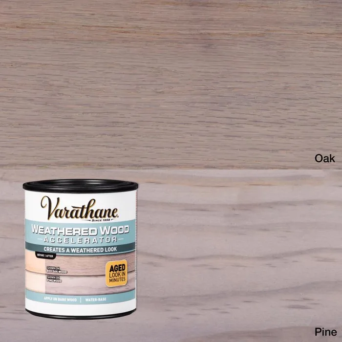 Varathane Gray Water-Based Weathered Wood Accelerator 1 qt (Pack of 2)
