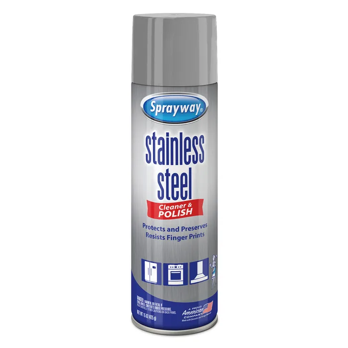 Sprayway No Scent Stainless Steel Cleaner & Polish 15 oz Spray (Pack of 12)