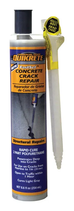 Quikrete FastSet Gray Crack Filler 8.6 oz (Pack of 6)