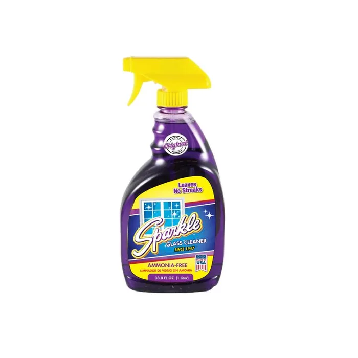 Sparkle Original Scent No-Streak Glass Cleaner 33.8 oz Liquid (Pack of 12)