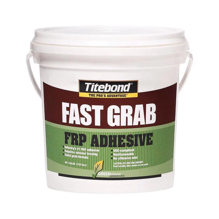 Titebond GREENchoice Fast Grab FRP High Strength Emulsion Polymer Light Beige Adhesive 1 gal (Pack of 2)