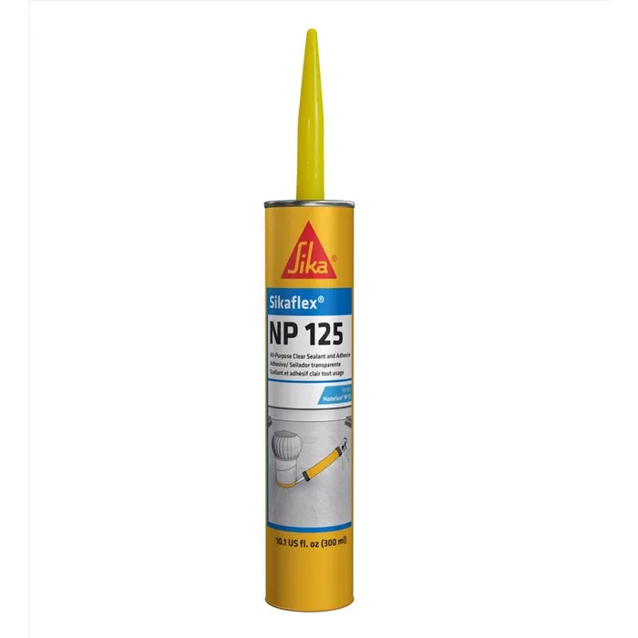 BASF MasterSeal NP 125 Clear Thermoplastic Rubber Adhesive 10.1 oz (Pack of 12)