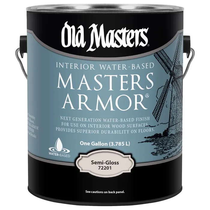 Old Masters Masters Armor Semi-Gloss Clear Water-Based Floor Finish 1 gal (Pack of 2)