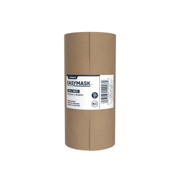 Trimaco 6 in. W X 180 ft. L Paper Masking Paper 1 pk
