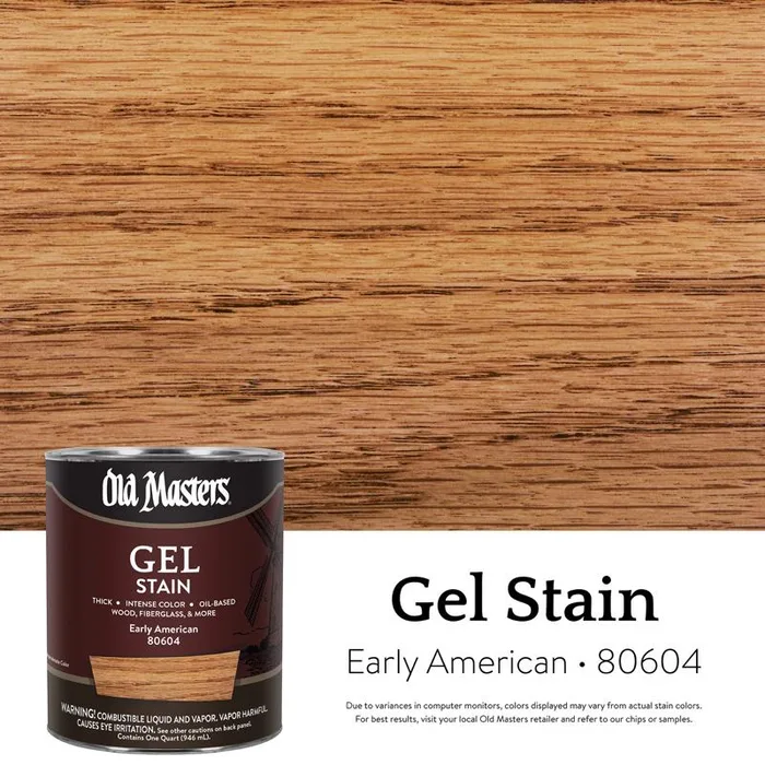 Old Masters Semi-Transparent Early American Oil-Based Alkyd Gel Stain 1 qt