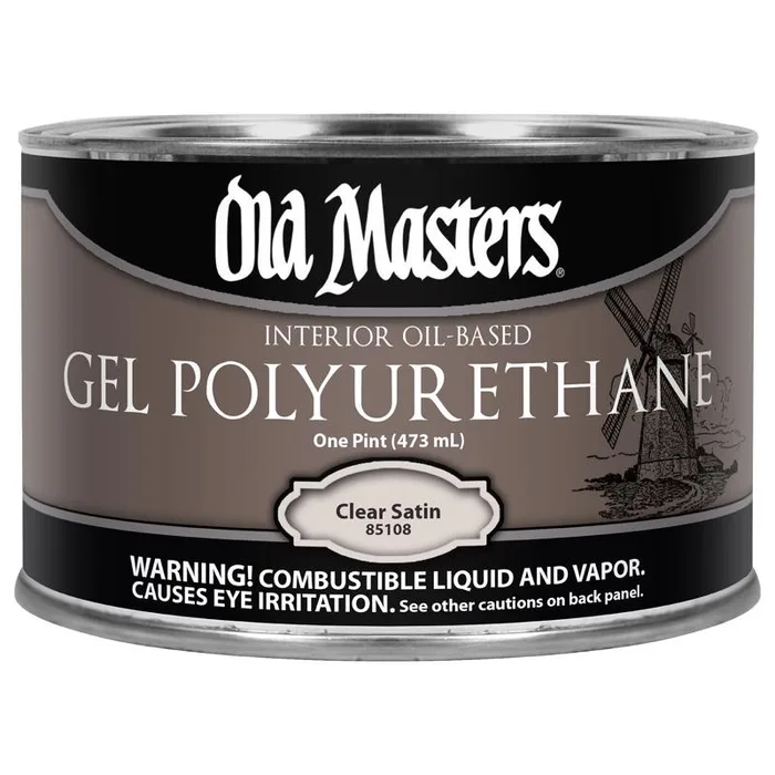 Old Masters Satin Clear Oil-Based Polyurethane 1 pt (Pack of 4)