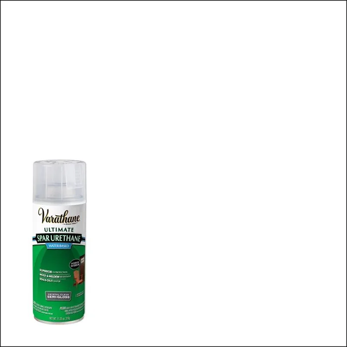 Varathane Ultimate Semi-Gloss Crystal Clear Water-Based Acrylic Modified Urethane Spar Urethane Spra (Pack of 6)