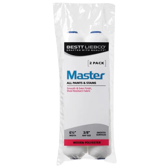 Bestt Liebco Master Woven Polyester 6-1/2 in. W X 3/8 in. Mini Paint Roller Cover 2 pk (Pack of 12)