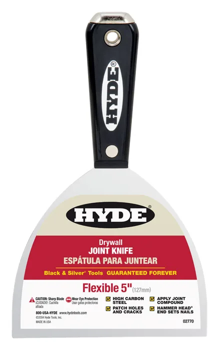 Hyde High Carbon Steel Joint Knife 0.63 in. H X 5 in. W X 8.38 in. L (Pack of 5)