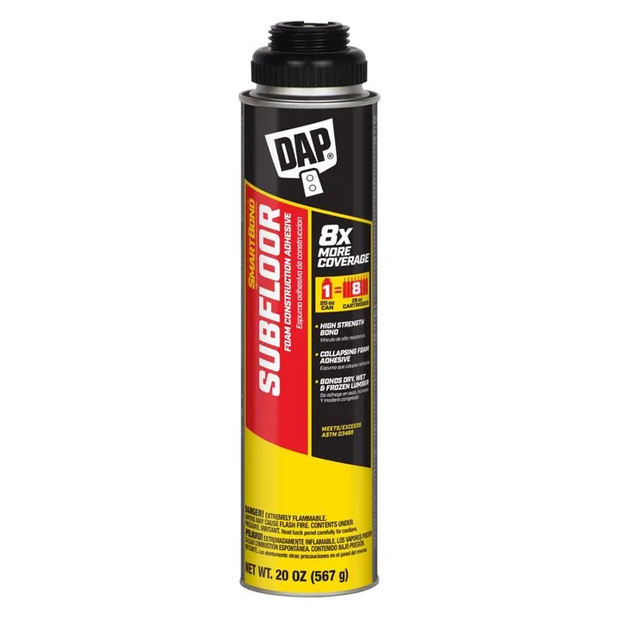 DAP SmartBond Polyurethane Construction Adhesive 20 oz (Pack of 6)