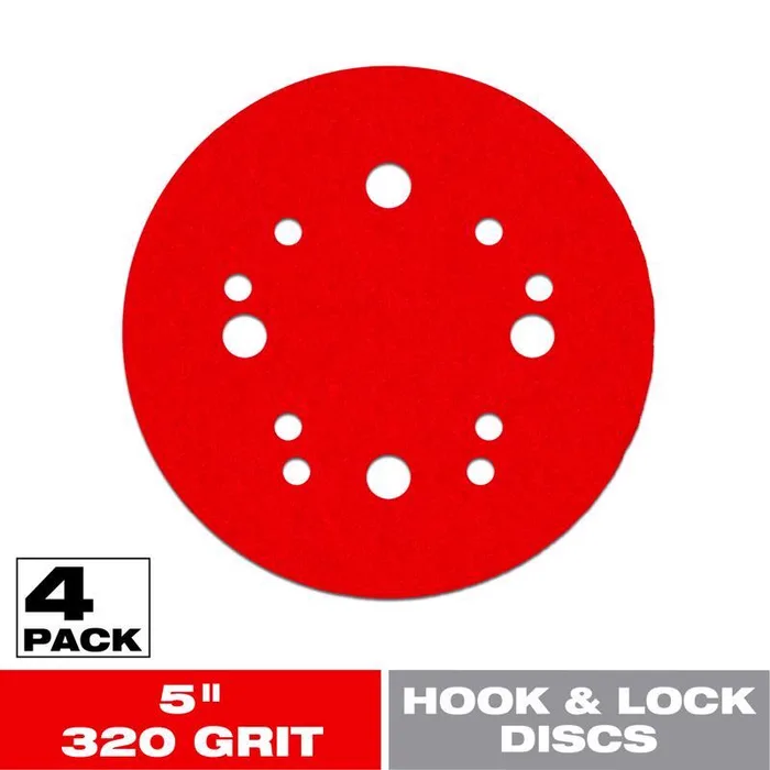 Diablo 5 in. Ceramic Blend Hook and Lock Sanding Disc 320 Grit Super Fine 4 pk