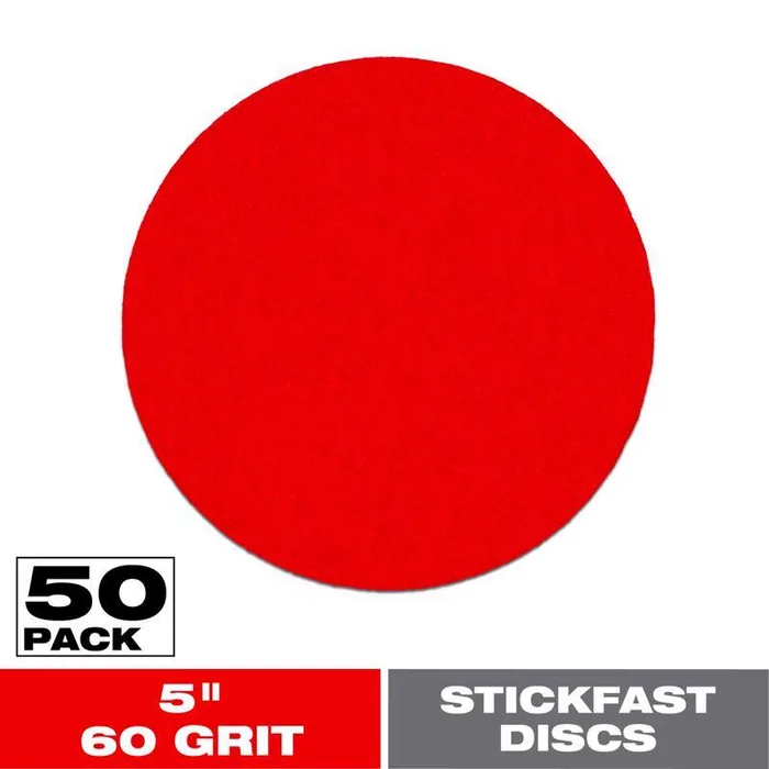 Diablo StickFast 5 in. Ceramic Blend Adhesive Sanding Disc 60 Grit Ultra Coarse 50 pk