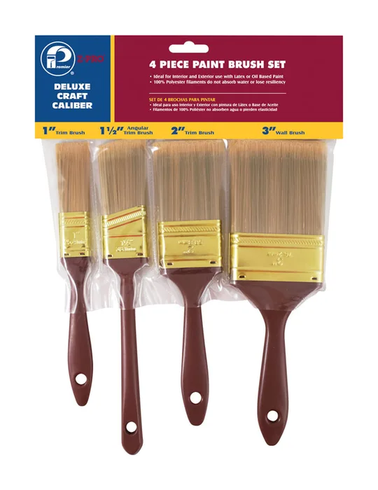 Premier Z-Pro Flat Paint Brush Set