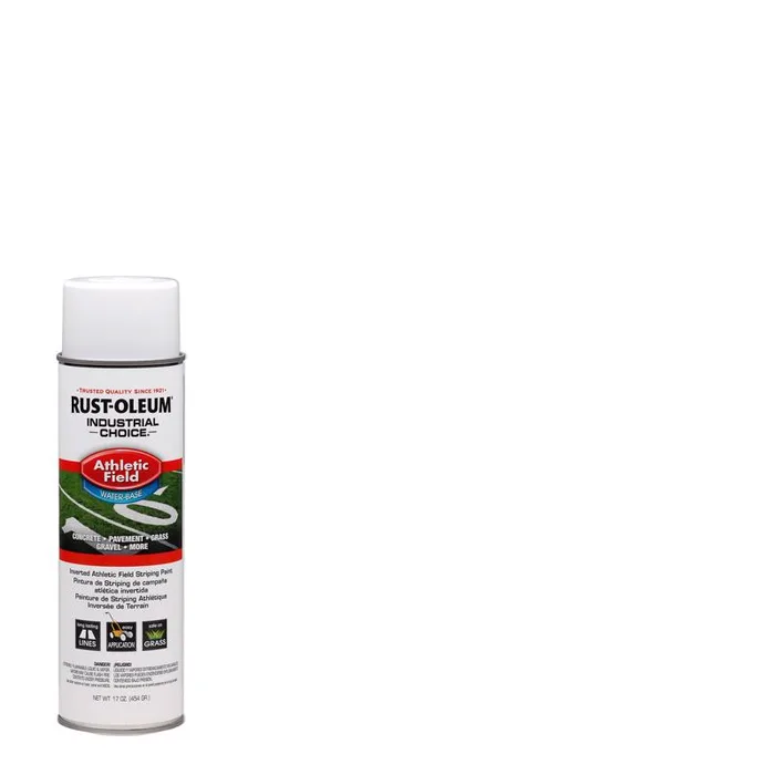 Rust-Oleum Industrial Choice White Inverted Striping Paint 17 oz (Pack of 6)