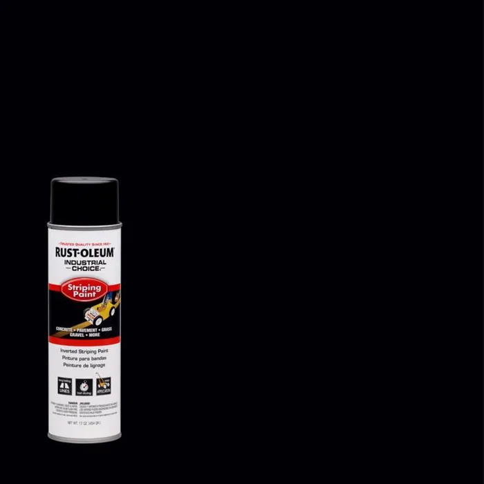 Rust-Oleum Industrial Choice Black Field Marking Paint 18 oz (Pack of 6)