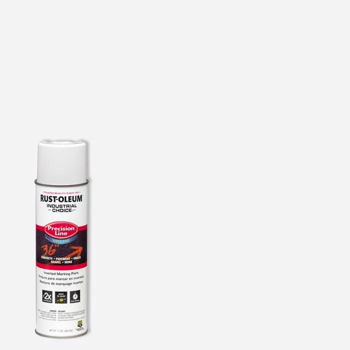 Rust-Oleum Industrial Choice White Inverted Marking Paint 17 oz (Pack of 6)