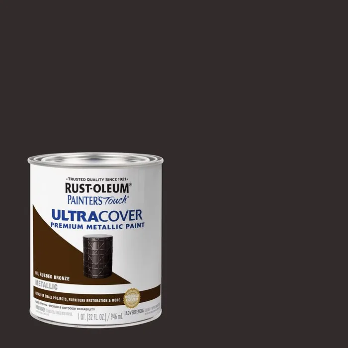 Rust-Oleum Painters Touch Ultra Cover Oil Rubbed Bronze Ultra Cover Paint 1 qt (Pack of 2)