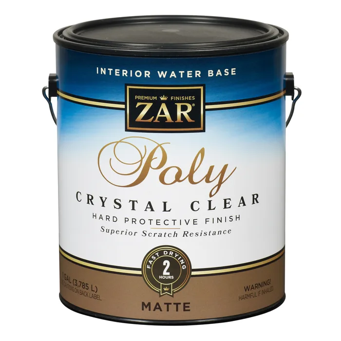 ZAR Antique Flat Clear Water-Based Polyurethane 1 gal (Pack of 2)
