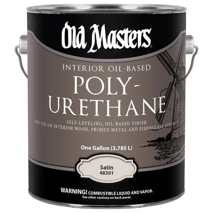 Old Masters Satin Clear Oil-Based Polyurethane 1 gal (Pack of 2)
