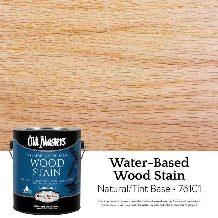 Old Masters Semi-Transparent Natural Tint Water-Based Latex Wood Stain 1 gal (Pack of 2)