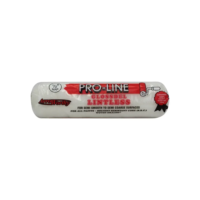 ArroWorthy Pro-Line Woven Dralon Fabric 9 in. W X 1/2 in. Paint Roller Cover 1 pk (Pack of 25)