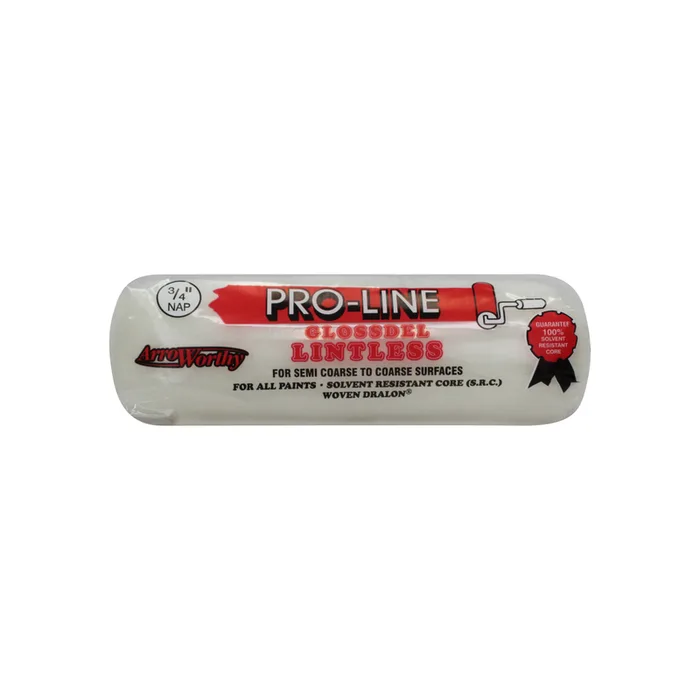 ArroWorthy Pro-Line Woven Dralon Fabric 9 in. W X 3/4 in. Paint Roller Cover 1 pk (Pack of 25)