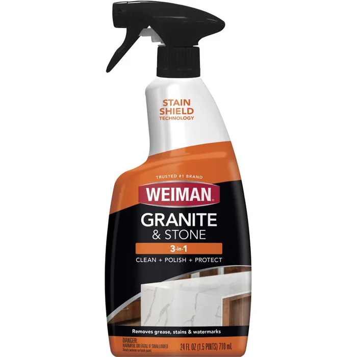 Weiman Citrus Scent Granite and Stone Polish 24 oz Liquid (Pack of 6)