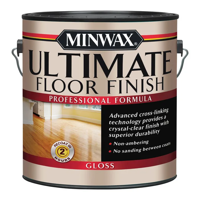 Minwax Gloss Clear Water-Based Ultimate Floor Finish 1 gal (Pack of 2)