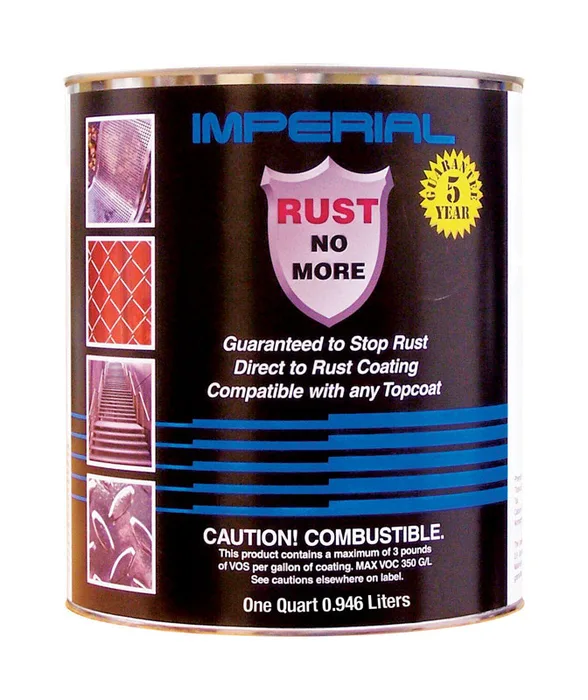 Imperial Rust No More Gray Gloss Silicone Enamel Primer 1 qt (Pack of 6)