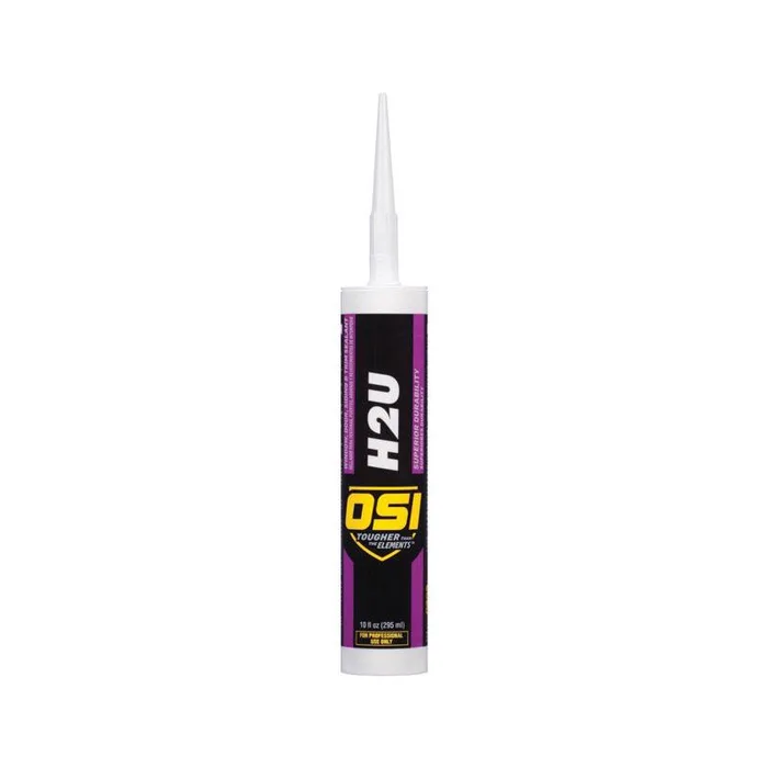 OSI H2U White Acrylic Urethane Door/Trim/Window Sealant 10 oz (Pack of 12)