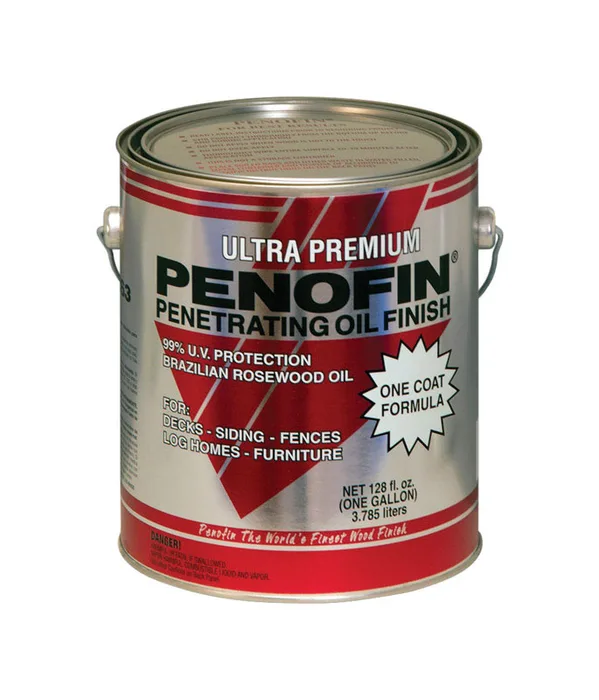 Penofin Ultra Premium Transparent Matte Chestnut Oil-Based Penetrating Wood Stain 1 gal (Pack of 4)