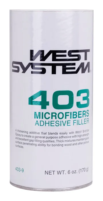 West System 403 Filler Extra Strength Microfibers Off-White Adhesive Filler 6 oz