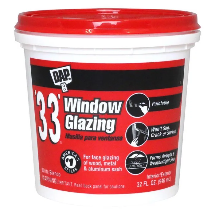 DAP White Glazing Compound 1 qt