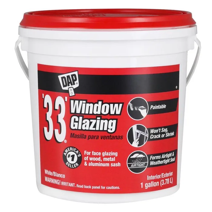 DAP White Glazing Compound 1 gal (Pack of 2)