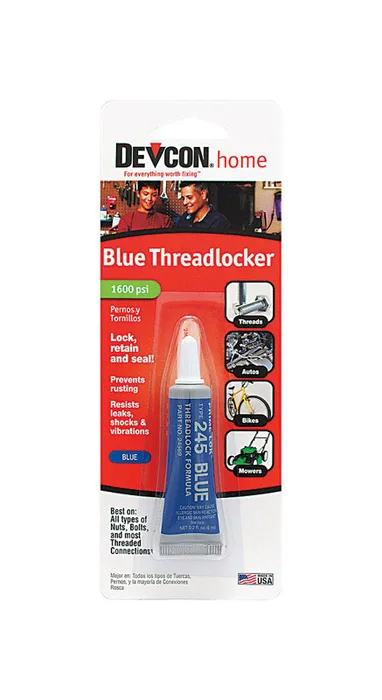 Devcon Medium Strength Threadlocker Gel 0.2 oz (Pack of 6)
