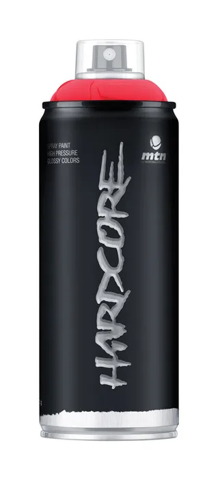 MTN Hardcore Gloss Madrid Red Spray Paint 400 ml (Pack of 6)