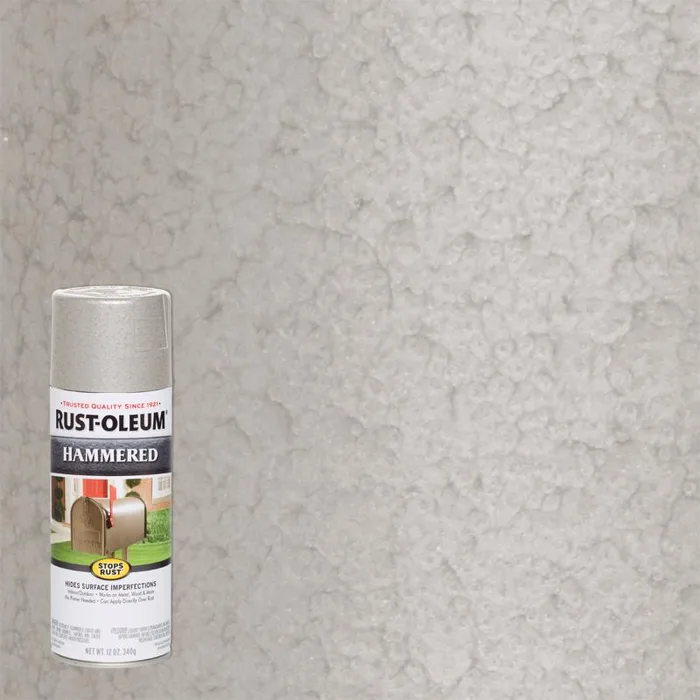 Rust-Oleum Stops Rust Hammered White Spray Paint 12 oz (Pack of 6)