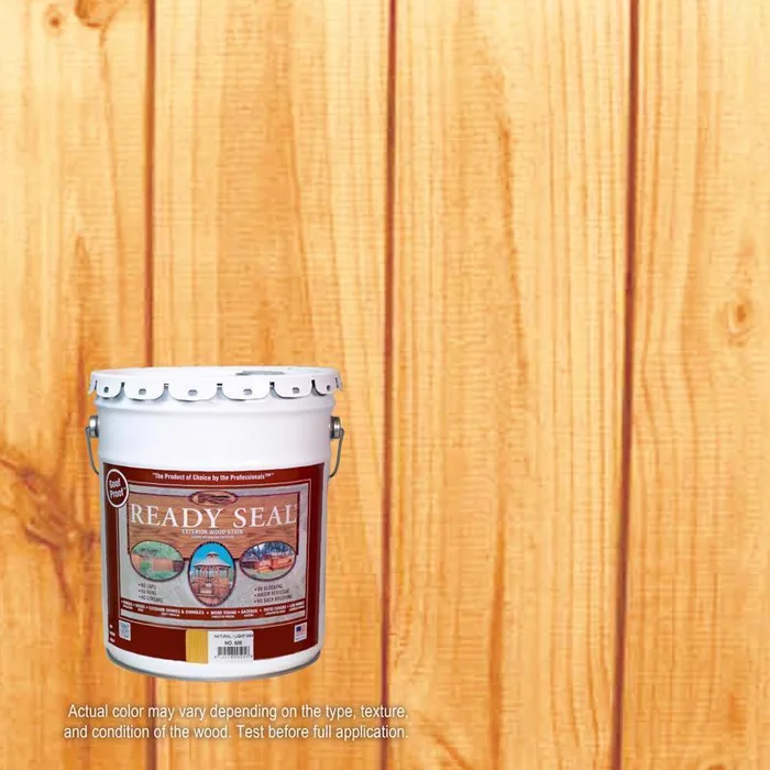 Ready Seal Goof Proof Semi-Transparent Flat Natural Oil-Based Penetrating Wood Stain/Sealer 5 gal
