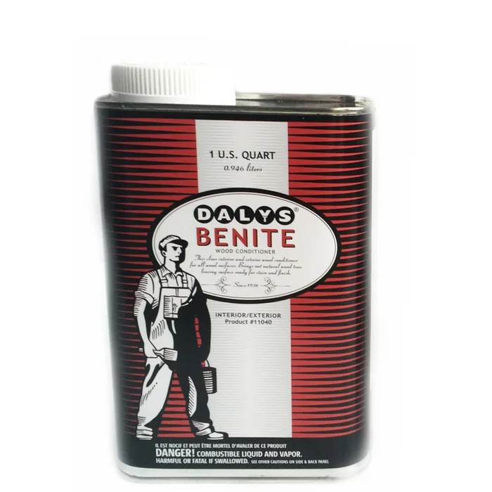 Dalys Benite Clear Transparent Oil-Based Wood Conditioner 1 qt (Pack of 6)