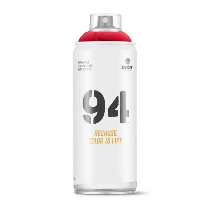 MTN 94 Matte Vivid Red Spray Paint 400 ml (Pack of 6)